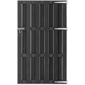 vidaXL Gartentor WPC 100x180 cm Grau