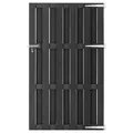 Gartentor WPC Grau Zauntor Zauntür Gartentür Hoftor Pforte 60-170cm vidaXL