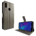 Huawei Y6 (2019) Handyhülle Bookcover Grau