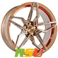 Corspeed Kharma higloss-bronze brushed surface undercut trimline red 9x20" ET...