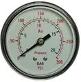Aerotec Manometer 9414582 Anschluss (Manometer): Rückseite Außengewinde 1/4" 1St.