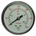 Manometer - Druckmanometer 16 bar 50 mm - 1-4 Zoll AG hinten