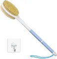 Back Brush for Showering, Bath Brush with Long Handle, 44 cm Shower Brush, Ba...