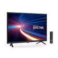 STRONG - 32 Zoll (80 cm) HD Fernseher SRT32HF2003 - Integrierter Triple-Tuner - 2 HDMI-Anschlüsse (1 ARC), 1 USB-Anschluss, Mini-AV, Antennen-/Sat-Anschluss - schwarz