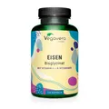 Vegavero Eisen Bisglycinat | mit B2, B6, Folat und B12 | 120 Kapseln