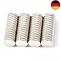 Magenesis 52 Stück Neodym Magnete 10x2mm Mini Magnete Extrem Stark ca. 2 Kilo