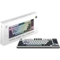 MSI Forge GK600 TKL Wireless Sky – MECHANISCHE LINEARE SWITCHES – PBT-Tastenkappen mit Farbsublimationsdruck, rutschfeste Unterseite, RGB-LED, USB 2.0, Bluetooth, 2,4 GHz – ohne Ziffernblock