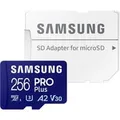 PRO Plus 256 GB microSDXC (2023), Speicherkarte blau, UHS-I U3, Class 10, V30, A2