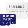 Samsung Micro-SD-Karte PRO Plus (2023), 256GB, bis 180 MB/s, UHS-I U3, SDXC