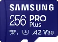 Samsung PRO Plus microSD-Karte + SD-Adapter, 256 GB