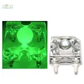 10 SuperFlux LEDs GRÜN PIRANHA 3mm LED megahell, green vert groen