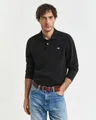 Gant Poloshirt REG SHIELD LS PIQUE RUGGER mit Logotickerei auf der Brust