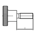 Reyher  Rändelschrauben DIN 464 Messing M 6 x 12 Ms (25 Stück)