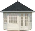 Palmako Gartenhaus Pavillon Veronica, BxT: 359x359 cm, naturbelassen