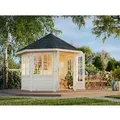 Palmako Holz-Pavillon Veronica 4 Natur unbehandelt 289 cm x 289 cm