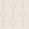 Tadessi Tapete Barock Giulia M1 No 1998 Papiertapete Creme Klassik Streifen Ornament