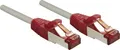 LINDY 47838 RJ45 Patchkabel CAT 6 S/FTP 2.00m Grau mit Rastnasenschutz 1St.