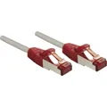 LINDY 47838 RJ45 Netzwerkkabel, Patchkabel CAT 6 S/FTP 2.00 m Grau mit Rastna...