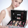 ZMILE Kosmetik Schminkkoffer Koffer Silber  Geschenk 53 Teile vegan Neu