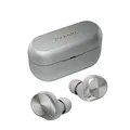 Technics EAH-AZ80E-S kabellose Ohrhörer mit Noise Cancelling, Multipoint Bluetooth 3 Geräte, bequemer In-Ear-Ohrhörer, Kabelloses Laden, Silber