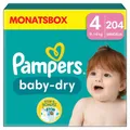 Pampers® Windeln baby-dry™ Monatsbox Gr. 4 (9-14 kg) für Babys und...