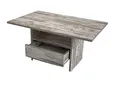 Möbel SD Couchtisch mit Schublade Wohnzimmertisch Kaffeetisch Celine Canyon White Pine