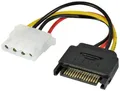 LINDY Strom Adapterkabel [1x IDE-Strom-Buchse 4pol. - 1x SATA-Strom-Stecker 15pol.] 0.12m Mehrfarbig