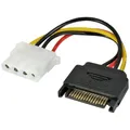 LINDY Strom Adapterkabel [1x IDE-Strom-Buchse 4pol. - 1x SATA-Strom-Stecker 1...