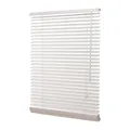 Ventanara® Holzjalousie 35mm Weiss Holz Jalousie Jalousette Echtholz 90 x 130 cm