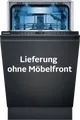 SIEMENS vollintegrierbarer Geschirrspüler "SR65ZX22ME" silber (weiß)