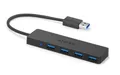 Anker Ultra Slim 4-Port USB 3.0 Datenhub MacBook PC Windows Laptops Schwarz