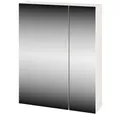 Lomadox Spiegelschrank AQUINO-140 Badezimmerspiegel Spiegel Badezimmerschrank 60 cm breit modern in weiß