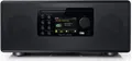 MUSE M-695DBT - Heim-Audio-Mikrosystem - Schwarz - Vorderseite - 60 W - DAB - DAB+ - FM - PLL - LCD