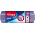 Vileda SUPER+ 30 Liter Müllbeutel, Lavendel Duft, mit Zugband 171945 , 1 Rolle = 15 Beutel