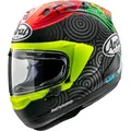 Arai RX-7V Evo Tatsuki, Integralhelm - Schwarz/Rot/Gelb - L