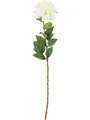 Kunstpflanze Mica Dahlie weiß aus Polyester 75 cm, Mica Decorations