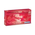 ARNOMED Nitril Lava Red Einmalhandschuhe, puderfrei, rot 384-S , 1 Packung = 100 Stück, Größe S