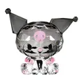 Enesco Facets Sanrio Kuromi sitzende Miniaturfigur, 4,6 cm, Mehrfarbig