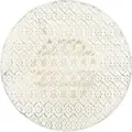 vidaXL Bistrotisch Vintage-Stil Rund Metall 40 x 70 cm Weiß - Weiß