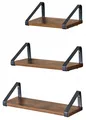 Vasagle Spanplattenregal 40 x 12 cm Brauntöne