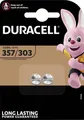 Duracell Knopfzelle 357 1.5V 2 St. 170 mAh Silberoxid 357/303