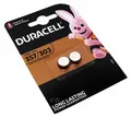 2er Pack Duracell 357 / 303 Knopfzelle Batterie Silberoxid für Uhren u.a. | wie