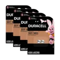 4x 2er Blister Duracell 357/303 Knopfzelle Batterie V357 V303 SR44 1,5V