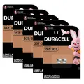 5x 2er Blister Duracell 357/303 Knopfzelle Batterie V357 V303 SR44 1,5V