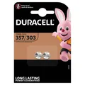 DURACELL Knopfzellen 357/303 Silberoxid 1,55 V, 2 St.