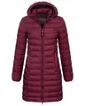 Geographical Norway Steppmantel Winter Jacke Steppjacke Parka Lange Kapuzenjacke Steppmantel Outdoor