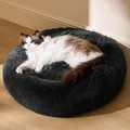 Katzenbett waschbar Flauschiges Hundebett - Ø 50 cm Rund Kissen, Katzenschlaf...