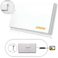 Selfsat H30D1 Single Flachantenne für 1 Teilnehmer HDTV & 4K UHD tauglich halter