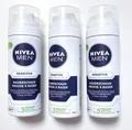 3x 50ml Nivea Men Rasierschaum sensitive ultra glide schützt sensible Haut
