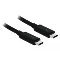 Delock Kabel Thunderbolt USB-C Kabel zu USB-C Kabel 20 Gb/s 1m